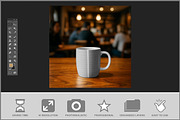 Cafe Mug Mockup, a Product Mockup by Bruno's Shop (Thumbnail 2 of 3)