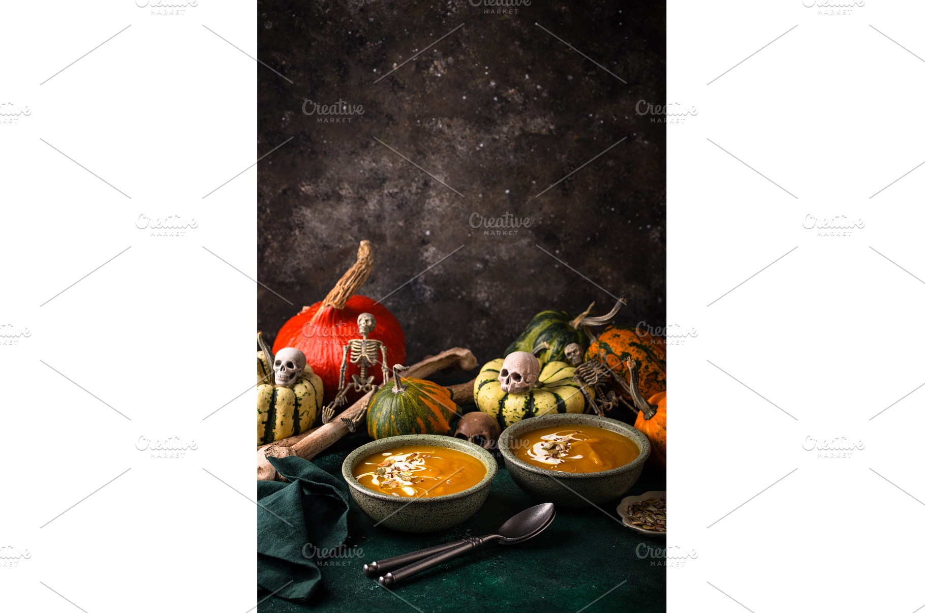 Vegetarian autumn pumpkin cream soup, a Food & Drink Photo by Yulia Furman
