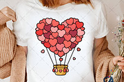 Valentine's Day Heart Balloons Png, an Illustration by Creative Art (Thumbnail 5 of 6)