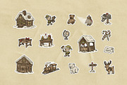 Hand-Drawn Santa’s North Pole vector, an Illustration by MEANDSTUDIO (Thumbnail 8 of 9)