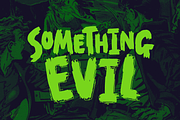 End Crawl - A Halloween Brush Font, a Font by Wingsart Studio (Thumbnail 4 of 15)