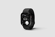 Apple Watch Mockup, a Wearable Device Mockup by seramoe (Thumbnail 3 of 5)