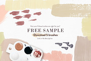 Abstract Gouache Smears - PS Brushes, a Brush Add-On by Struvictory.art (Thumbnail 7 of 7)