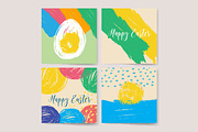 Hand drawn Happy Easter design, a Poster Template by DikayaMiau (Thumbnail 2 of 2)
