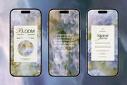 June Bloom Floral Backgrounds, a Background Graphic by lerinartstudio (Thumbnail 6 of 11)