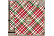 Christmas Plaids Digital Papers, a Pattern Graphic by JennyL Designs (Thumbnail 2 of 3)