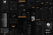 Gold & Coal - UI Kit, an UI Kit Template by Studio Dusk (Thumbnail 11 of 15)