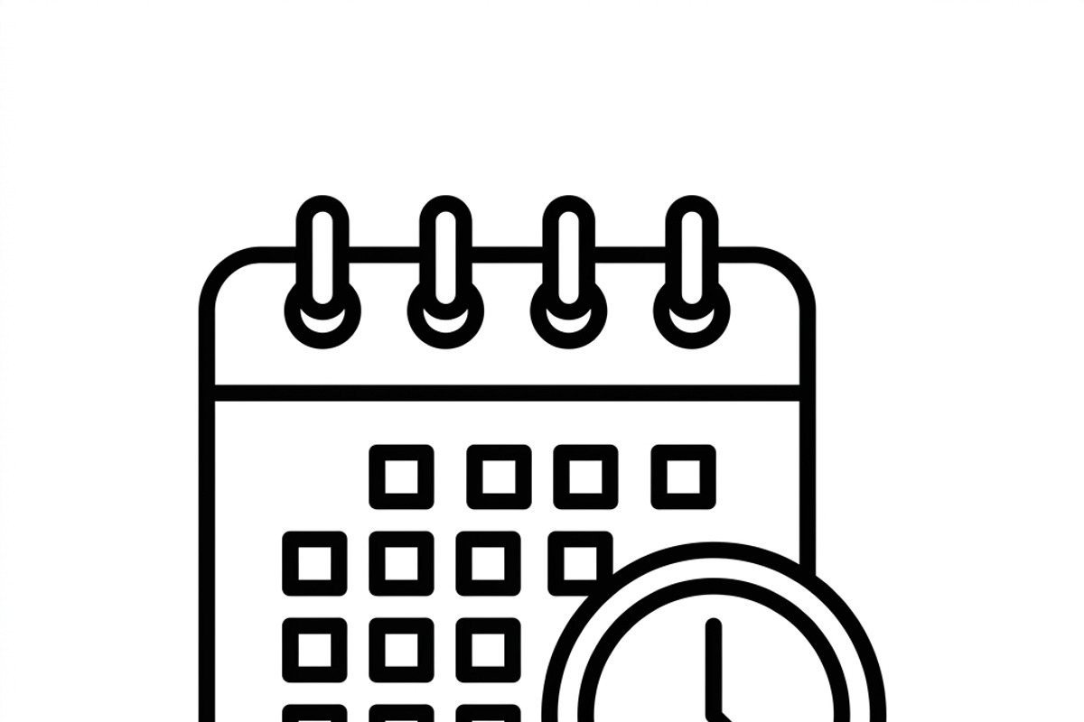 42 Daily Planning Icon Set, an Outline Icon by adenpinkstore (Photo 8 of 14)