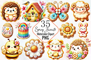Spring biscuits sublimation png, an Illustration by RobertsArt (Thumbnail 1 of 7)
