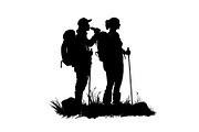 Hiker and Mountain Bundle, an Illustration by Creativeshirt (Thumbnail 16 of 21)