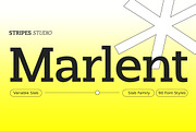 Marlent Variable, a Slab Serif Font by Stripes Studio (Thumbnail 1 of 15)