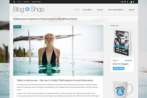 Blog & Shop WordPress Theme