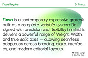 Flova, a Sans Serif Font by Slex Studio (Thumbnail 3 of 12)