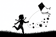 Kids Flying Kite Laser Cut Bundle, a Graphic by Designs_River (Thumbnail 2 of 11)
