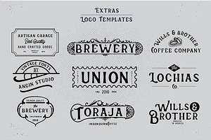 Verveda 3 Fonts With Extras