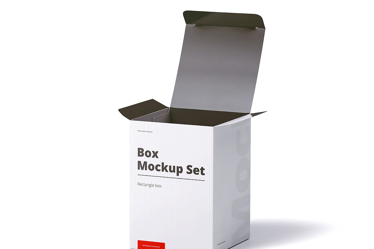 Box Mockup Set 01: Rectangle, a Packaging Mockup by WebAndCat (Photo 5 of 12)