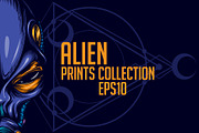 Alien prints collection, an Illustration by VioSilent (Thumbnail 1 of 3)