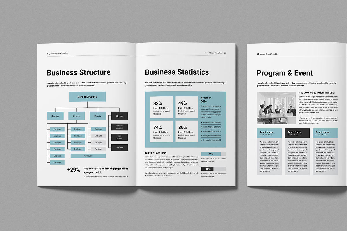 Annual Report Template preview 5