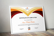 Certificate Word | PSD | AI, a Stationery Template by Curve Design (Thumbnail 4 of 6)
