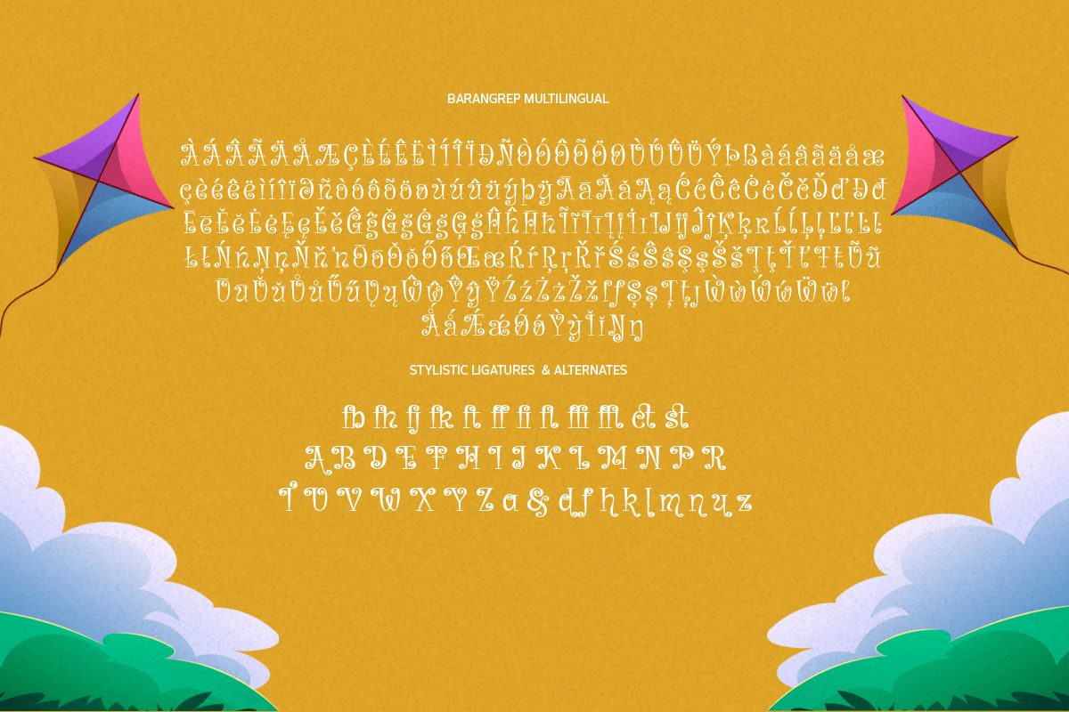 Barangrep - Halloween Font, a Serif Font by Differentialtype (Photo 9 of 10)