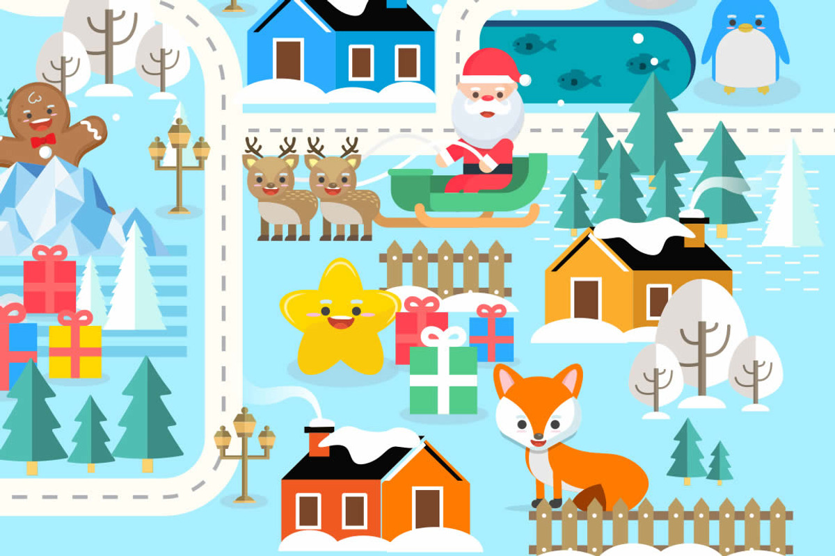 Xmasland Christmas poster design, a Flyer Template by www.lemongraphic.design (Photo 4 of 6)