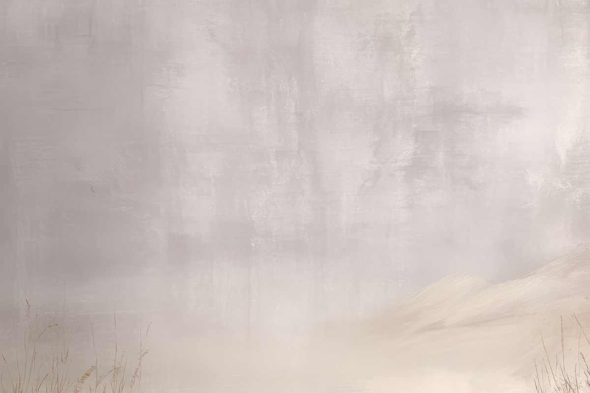 Dreamy Coastal Landscape Wallpaper, a Decorative Illustration by Virgo Studio