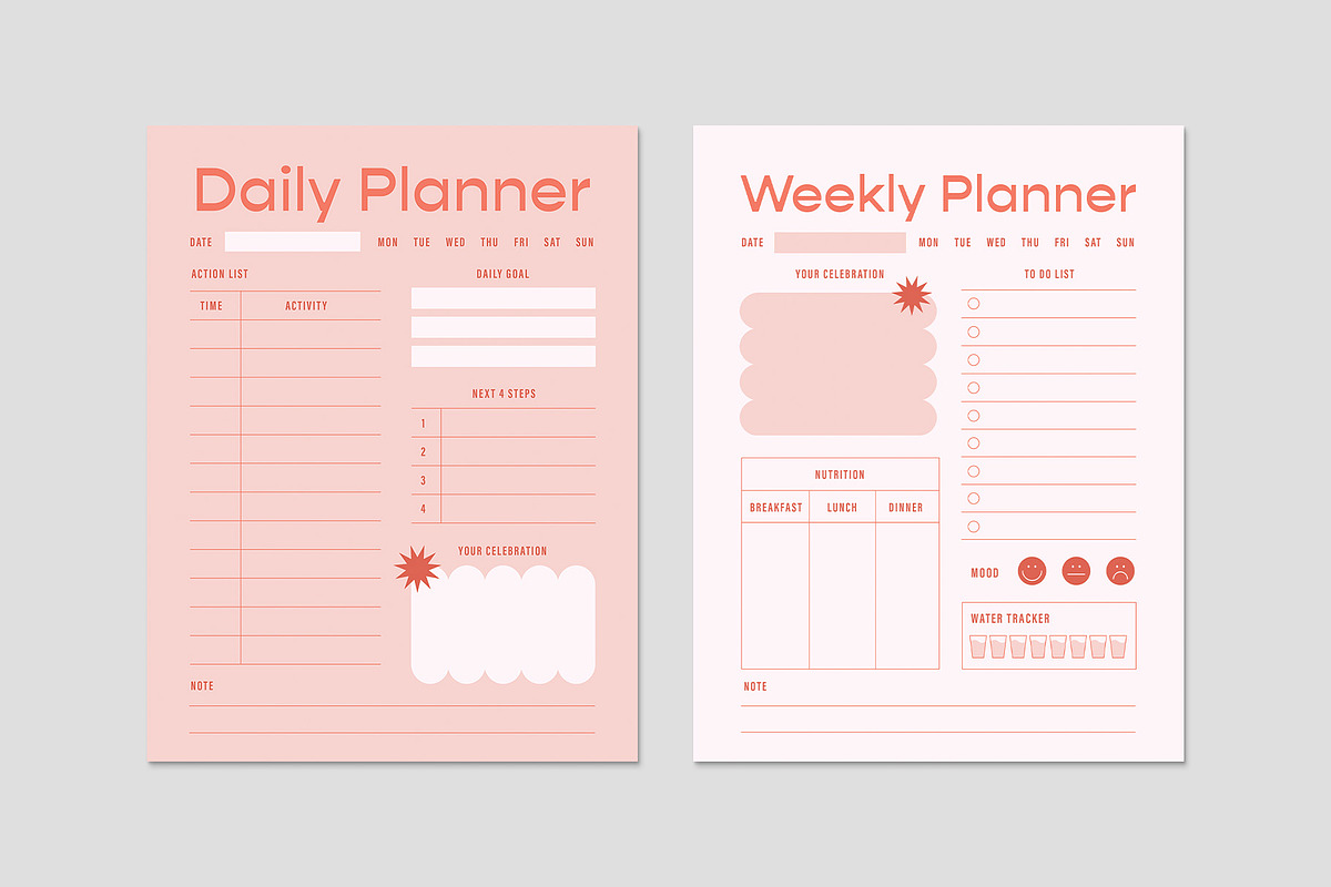 Daily Planner Template, a Flyer Template by BrandPacks (Photo 2 of 4)