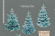 Crystal Christmas watercolor set, a Decorative Illustration by CrystalinaShop (Thumbnail 16 of 18)