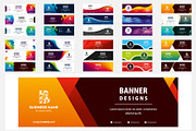 Set Business web horizontal banner, a Background Graphic by Lucky Creative (Thumbnail 2 of 3)