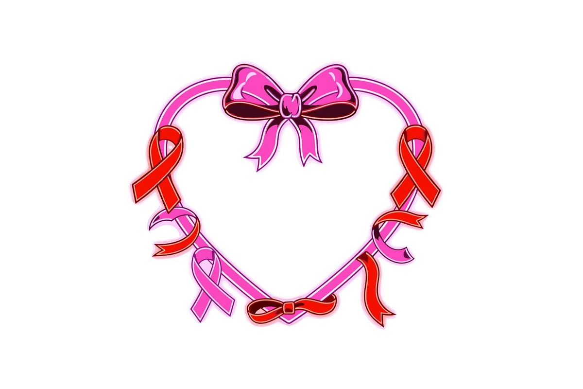 Valentine Heart Frame Bow Collection, a Person Illustration by Designer_Momina (Photo 4 of 17)