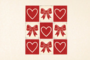 Retro Checkered Valentine's SVG PNG, an Illustration by DreamPrint404 (Thumbnail 1 of 8)