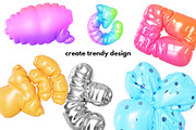 Inflatable 3D Abstract Shapes Pack, a Graphic by LarysaZabrotskaya (Thumbnail 4 of 12)