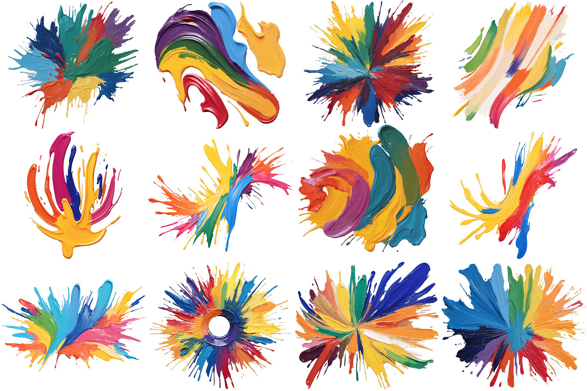Oil Paint Strokes Png, a Texture Illustration by Forhadx5 (Photo 3 of 6)