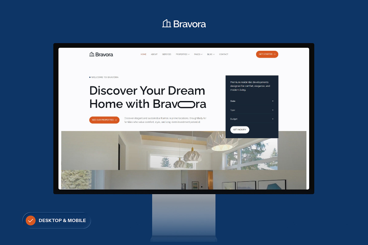 Bravora - Real Estate & Property, a WordPress Template by SLAB! Design (Photo 3 of 5)