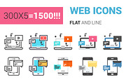 300 Web Icons, an Outline Icon by Maxim_Basinski (Thumbnail 1 of 7)