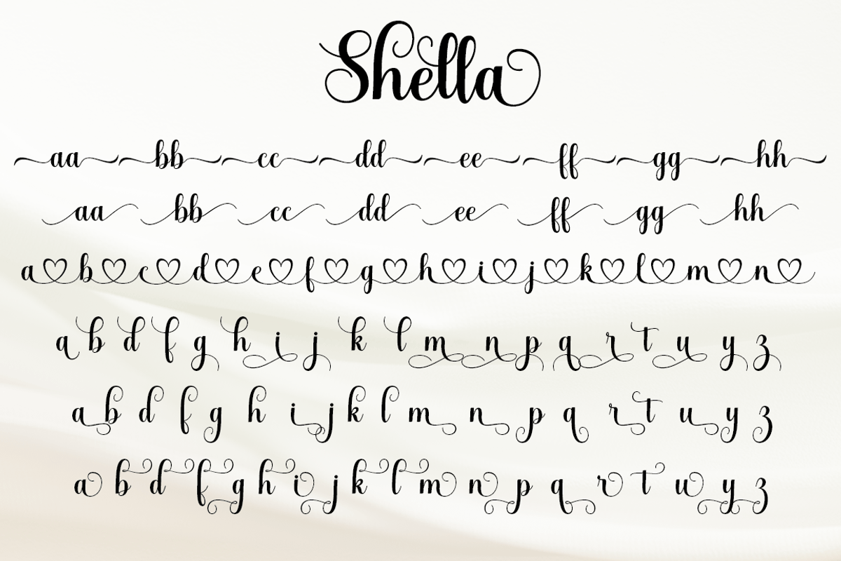 Shella Script, a Script Font by Madjack.font (Photo 10 of 10)