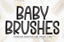 Baby Brushes | Script Font