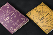 90 Linear Style Menu Designs, a Templates & Theme by Kursat Unsal (Thumbnail 2 of 23)
