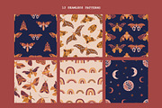 Mystic Moth | Vector collection, a Decorative Illustration by katieromanoff_art (Thumbnail 14 of 22)