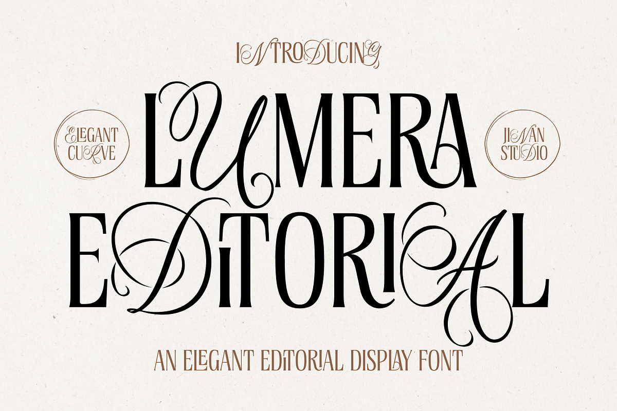Lumera Editorial - An Elegant Serif, a Serif Font by Ainun Jinan (Photo 1 of 11)