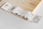 A4 Size Six Fold Brochure Mockup, a Print Template by pmvch (Thumbnail 20 of 20)