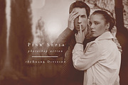 Pink Sepia Photoshop Action, an Action Add-On by The Roark Division (Thumbnail 1 of 5)