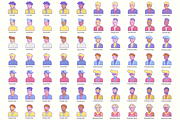 795 Diversity Avatars, an Outline Icon by Flat Icons (Thumbnail 11 of 15)