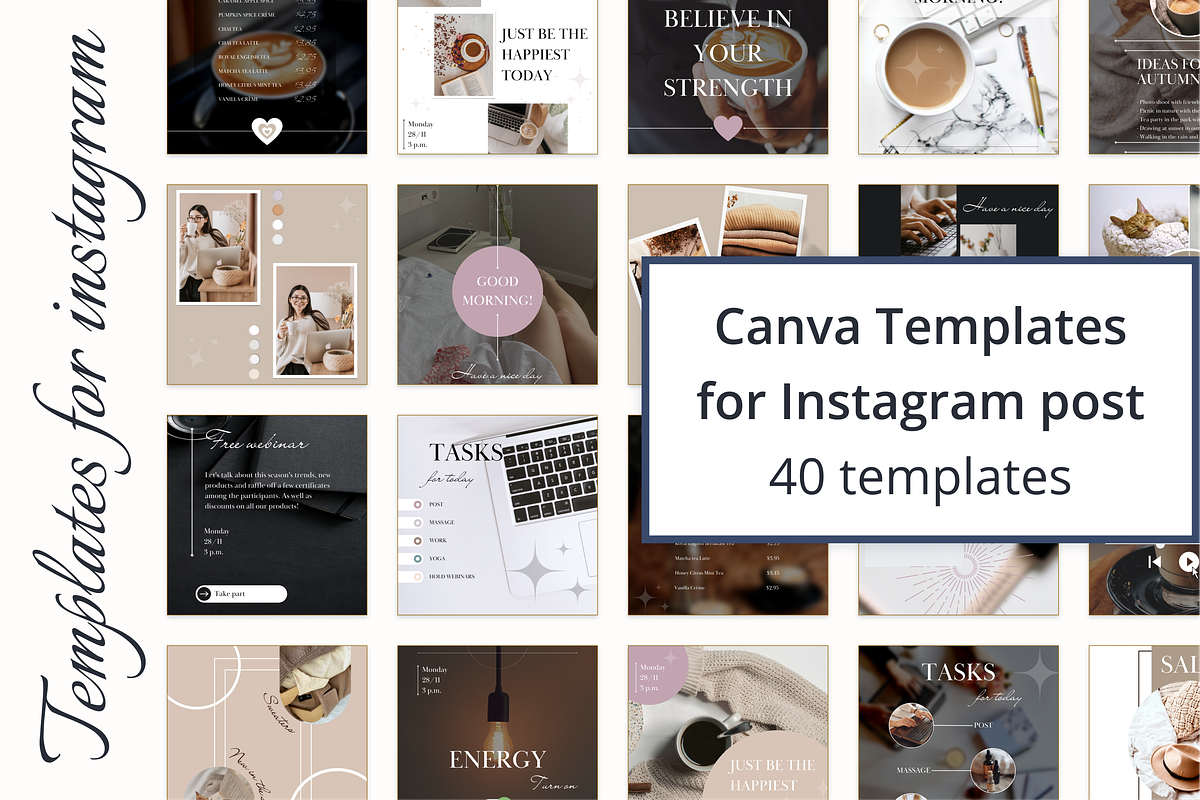 40 Template for Instagram. Autumn, a Social Media Template by uiux_Marty (Photo 1 of 9)