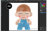 Toy Art Mock-up, a Product Mockup by Colatudo Store (Thumbnail 5 of 9)