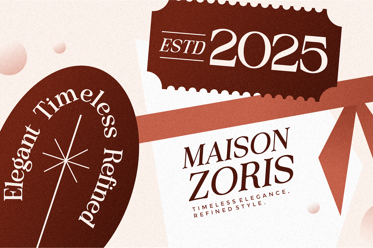 Zoris - Elegant Display Typeface, a Serif Font by MaikoHatta (Photo 7 of 9)