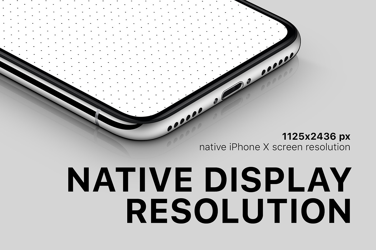 iPhone X Mockup - Lying On Surface, an iPhone Mockup by Mockups & Illustrations (Photo 9 of 11)