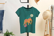 Floral Retro Jungle Set, an Animal Illustration by Phosphorus Design Co. (Thumbnail 3 of 8)