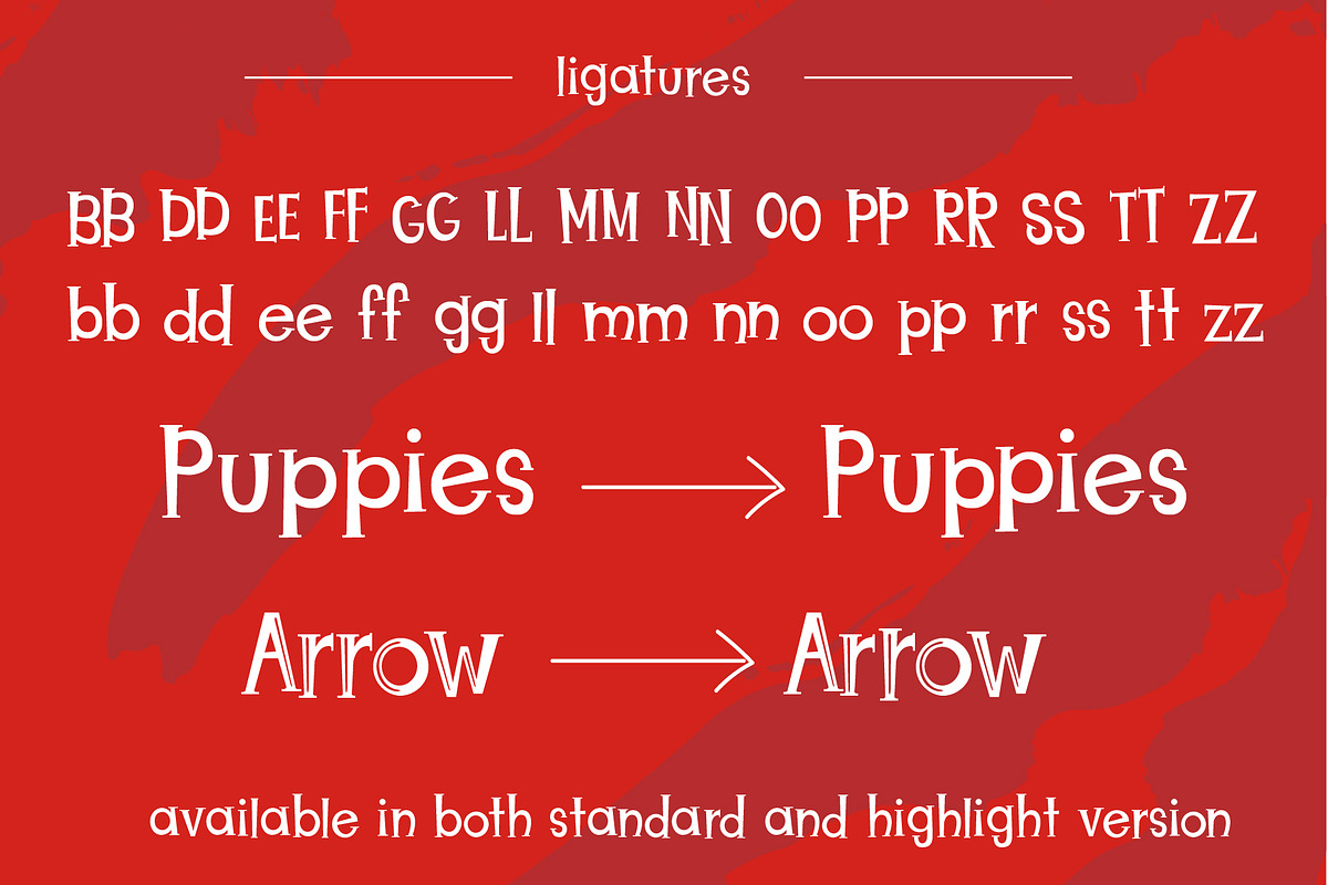 Christmas Puppies Font Pair preview 5