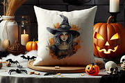 Halloween Spooky Witch PNG Bundle, a Seasonal Illustration by Creative Arslan (Thumbnail 8 of 11)